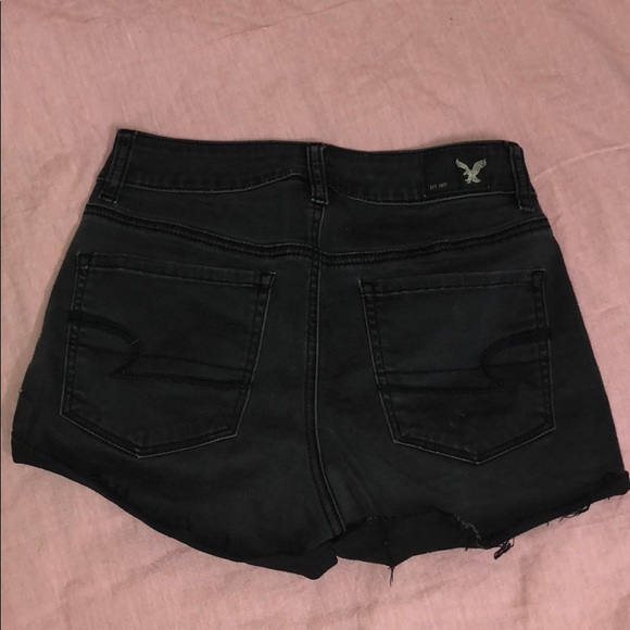 American Eagle Black Jean shorts - Picture 2 of 3